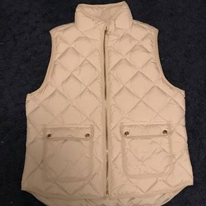 Cream J.Crew Vest